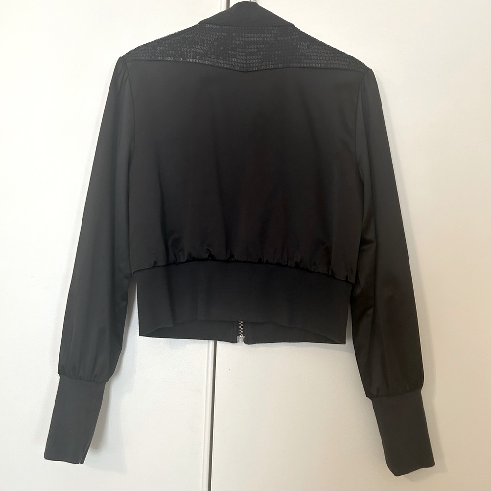 Morgan de Toi Black Sequin Jacket‎ – Size Small - Picture 4 of 13